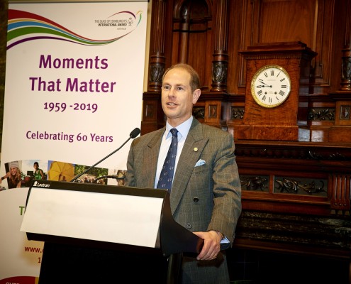 HRH Prince Edward speaking at Providence Lunch